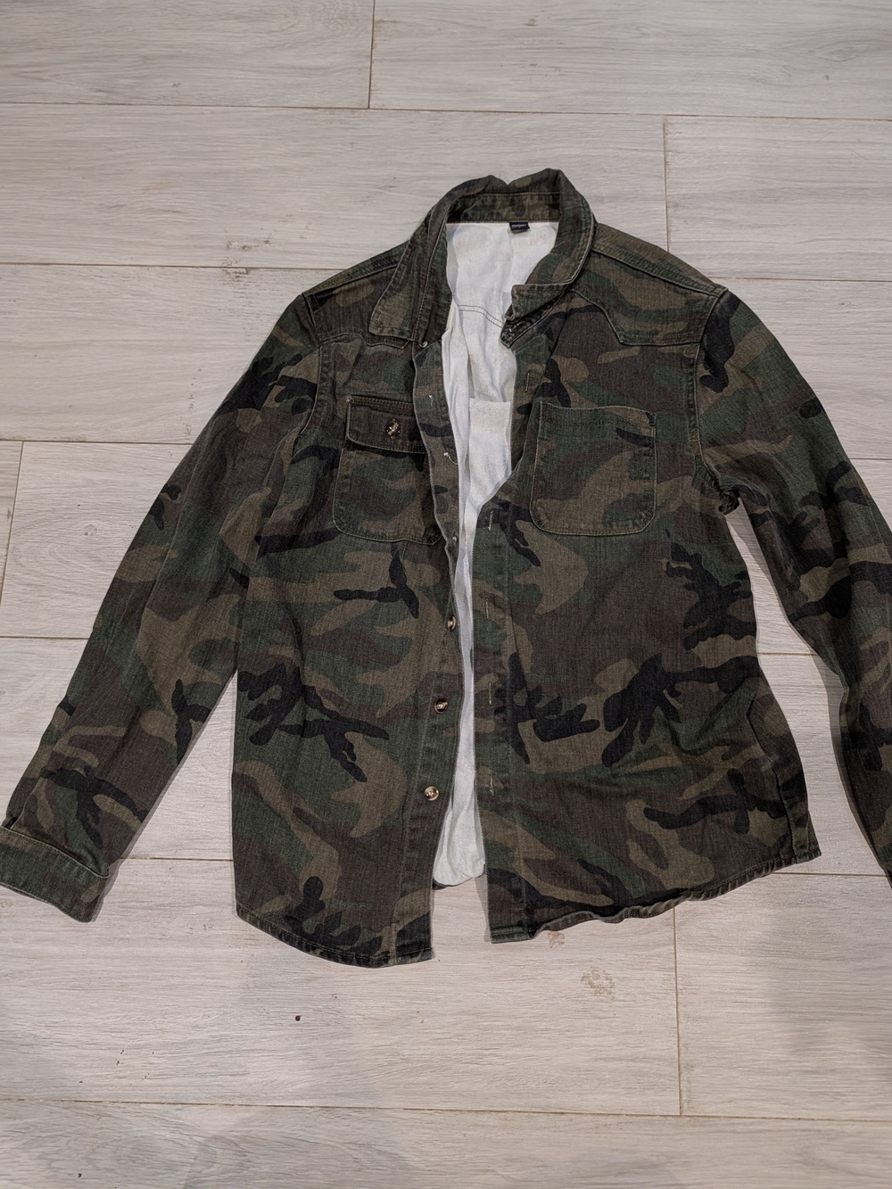 NFINITY Men's Green Camo Field Jacket